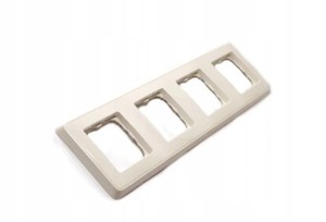 LEGRAND CARIVA 773754 Ramka 4x kremowa