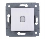 LEGRAND CARIVA 773610 Łącznik z podświetleniem biały