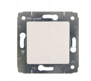 LEGRAND CARIVA 773701 Łącznik jednobiegunowy 10A kremowy