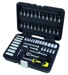 Brinko 122 Zestaw kluczy nasadowych 55 części