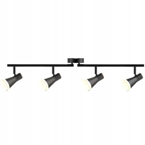 Sanico 318183 BERG 4 LED Oprawa ścienno-sufit. CZARNA 3000K