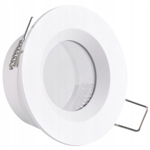 Sanico 315434 BORAS IP44 oprawa podtynkowa okrągła biała mat