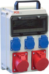 PCE 90EKO001 Rozdzielnica ECOLINE przenośna 32/5,16/5