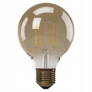 EMOS Z74304 Żarówka LED Vintage A++ G95 4W E27 ciepła biel+