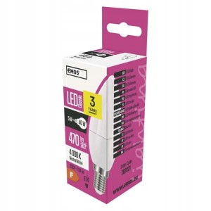 EMOS ZQ3221 Żarówka LED Classic candle 6W E14 neutralna biel