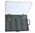 HAUPA 104002 Zestaw bitów dla elektronika 33 elementy