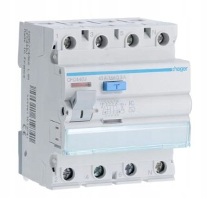 HAGER CFC440J RCCB Wyłącznik różnicowoprądowy 3P+N 40A