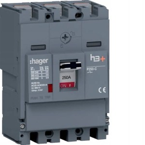 HAGER HCT250AR MCCB Rozłącznik mocy h3+ P250 3P 250A