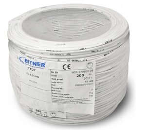 BITNER LA0001 YTDY 2x0,5 Przewód telekomunikacyjny 200m