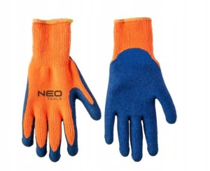 Neo 97-611 Rękawice robocze ocieplane akrylowe z lateksem 10"