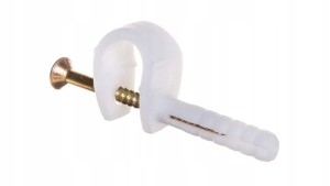 EPO 12.41 Uchwyt montażowy do przewodów Upo (50szt) fi 6mm