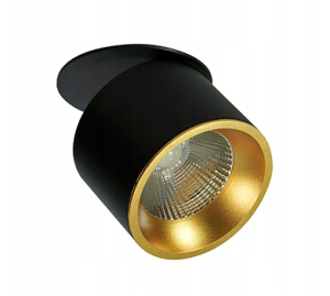 SANICO HARON BLACK LED podtynkowa ruchoma 309471