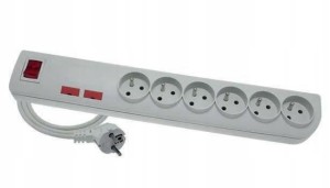 ELGOTECH Przedłużacz przeciwprzepięciowy PSF2-605