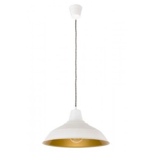 TK Lighting GALILEO Lampa wisząca E27 1X60W 2036 biała Lampa powystawowa