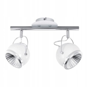 SPOTLIGHT 2686202 Ball listwa sufitowa biała 2xGU10 9W Lampa powystawowa