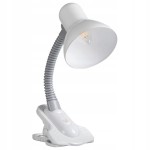 KANLUX 7154 SUZI HR-60-W Lampka biurkowa biała E27
