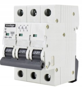 Schelinger A02-G7-3P-B06 WYŁĄCZNIK NADPRĄD 4,5KA 3P B 06A