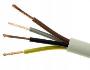 Elpar Przewód linka OMY 300/300V 4x0,75 mm2 biały 100m