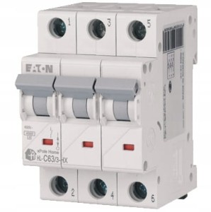 Eaton 194897 HN-C63/3 Wyłącznik nadprądowy 6kA 3P C 63A AC