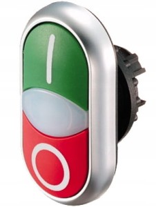 EATON 216700 Przycisk M22-DDL-GR-X1/XO podwójny ziel/czerw