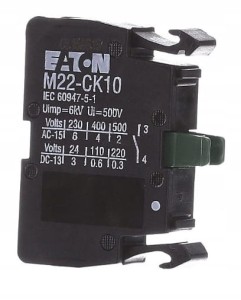 Eaton 216384 Styk pomocniczy M22-CK10 zwierny mont. czołowy