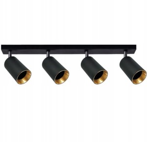 Sanico 319937 Lampa ścienno-sufitowa MARIBEL 4 czarno-złota