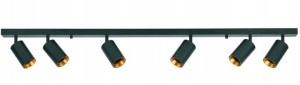 Sanico 319951 Lampa ścienno-sufitowa MARIBEL 6 czarno-złota