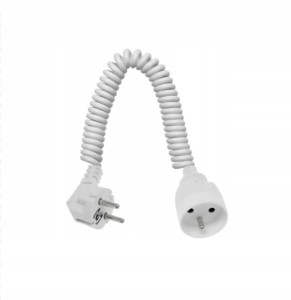 ELGOTECH PSS-103 Przedłużacz Spiralny 1x z/u dł 3m