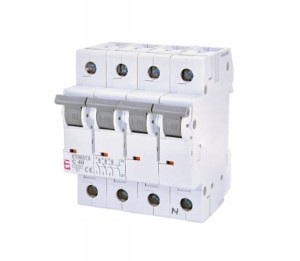ETI 002146520 ETIMAT 6 3p+N C40 6kA Wyłącznik nadprądowy