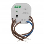 F&F STR-1 Sterownik rolet dwuprzyciskowy napięcie 230V AC 1,5A do puszki śr. 60