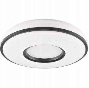 Sanico 321893 Plafon LED DETROIT 24W 4000K IP44 2600LM BIAŁO CZARNY OKRĄGŁY