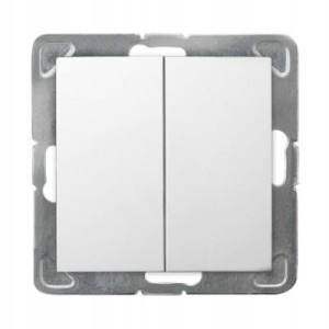 OSPEL IMPRESJA Łącznik świecznikowy, biały b/r ŁP-2Y/m/00