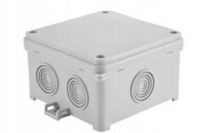 SIMET Puszka natynkowa N 98x98x60 IP54 F szara 35220002