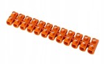 SIMET Listwa zaciskowa LTF 25-12 pomarańczowa 12-torowa 25mm2 21712008
