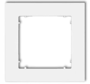 KARLIK MR-1 Ramka uniwersalna pojedyncza z tworzywa biała