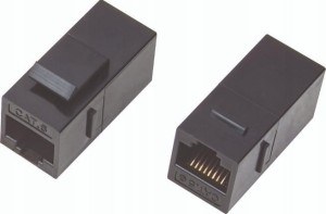 ELPIO 26581 Moduł Keystone - łącznik RJ45-RJ45 kat.5E (2206-A)