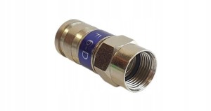 ELPIO 2973 Złącze kompresyjne tc'F6D na kabel typu RG-6