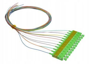 ELPIO 3739 Pigtail SC/APC SM 2m 12-kolorowy LSZH G.657A1, 0,9mm