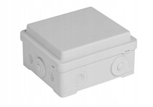 SIMET 35380002 Puszka naścienna przyłączeniowa NPP100 szara 100x100x52 mm IP54 UV