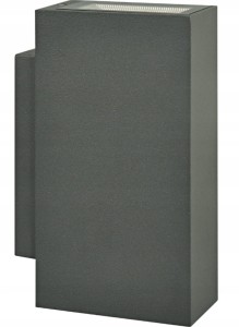 SANICO 319814 Kinkiet zewnętrzny LED ORLEAN G grafit 2x 2,5W 4000K góra/dół