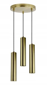 Sanico 317988 Lampa wisząca NAPOLI 3O Gold 3xGU10 złota
