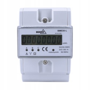 BEMKO A30-BM030-L WSKAŹNIK ENERGII 3 FAZOWY