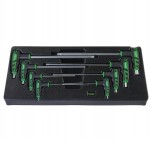 HAUPA 100961 Zestaw kluczy imbusowych T uchwyt 2-10 mm