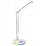 Sanico 325037 NEPTUN LED lampka biurkowa BIAŁA 4000K + RGB max 7W Kąt świecenia: 120°