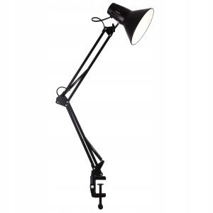 Sanico 325150 WORKER E27 lampka biurkowa CZARNA max 10W E27