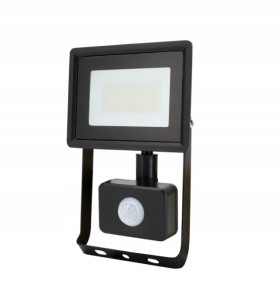 BEMKO C64-S-LFK2-020BL-4K NAŚWIETLACZ LED SMD KASTEL 20W 4000K 1640LM IP65 CZARNY CZ. PIR