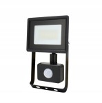 BEMKO C64-S-LFK2-020BL-6K NAŚWIETLACZ LED SMD KASTEL 20W 6500K 1660LM IP65 CZARNY CZ. PIR