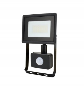 BEMKO C64-S-LFK2-020BL-6K NAŚWIETLACZ LED SMD KASTEL 20W 6500K 1660LM IP65 CZARNY CZ. PIR