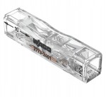 WAGO 2773-2401 Przelotowa złączka instalacyjna do przewodów sztywnych, transparentny, opakowanie 100 szt.