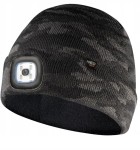 NEO 81-632 CZAPKA Z LATARKĄ LED, DWUWARSTWOWA, CAMO URBAN